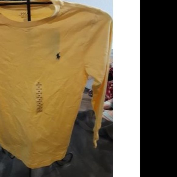 Long Sleeve Polo M 10/12 Yellow NWT - Picture 1 of 3